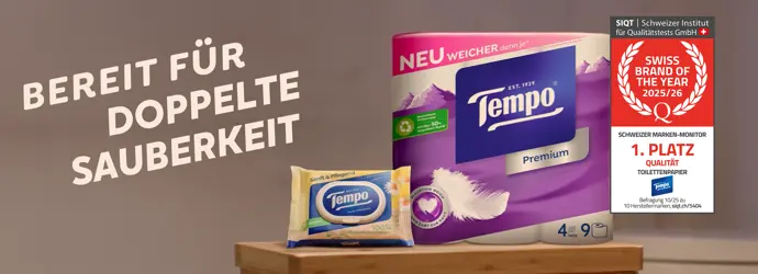 Bereit für doppelte Sauberkeit