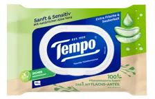 Tempo Toilettenpapier - feucht und trocken