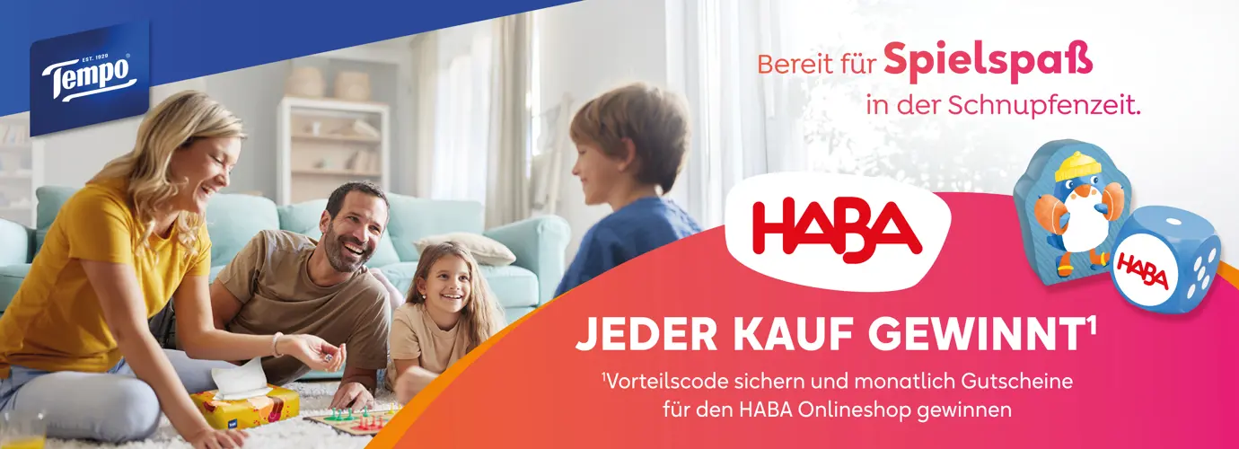 Bereit für Spielspaß in der Schnupfenzeit