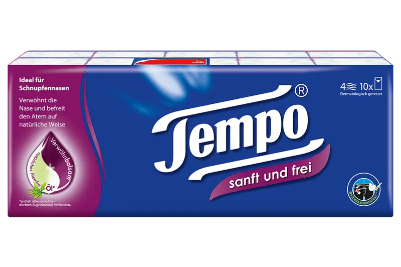 Slider main image for Tempo Mouchoirs Complete Care 1