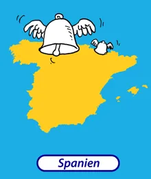 In Spanien heißt es: die Glocken zum Flug werfen, um ein Triumphgefühl auszudrücken  (echar las campanas al vuelo).