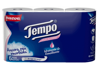Tempo Carta Igienica Pelli Sensibili