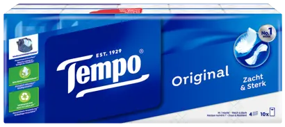 Tempo - de Nr.1* in sterkte en zachtheid