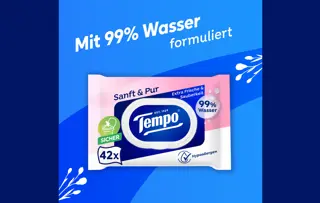 Feuchte Toilettentücher für empfindliche Haut