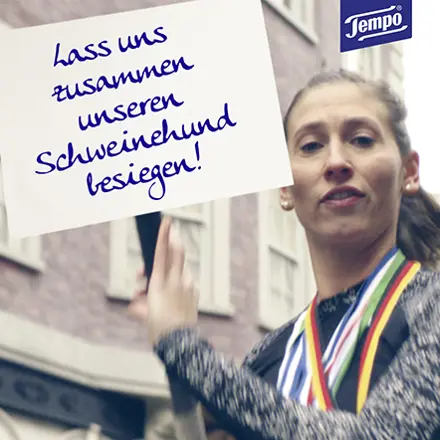 Lass uns zusammen unseren Schweinehund besiegen!