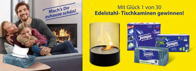 Teilnahmebedingungen Tempo Gewinnspiel „Mach´s Dir zuhause schön"