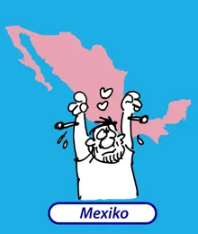 In Mexiko sagt man: Ich bin angenagelt, um Verliebtheit auszudrücken  (estoy clavado/a).