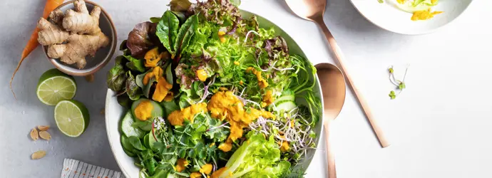 Möhren-Dressing mit Ingwer