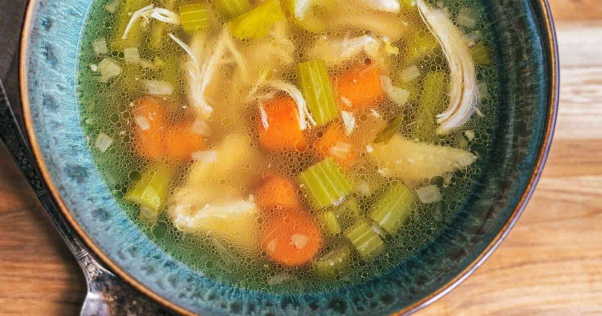 Hühnersuppe bei Erkältung Tempo