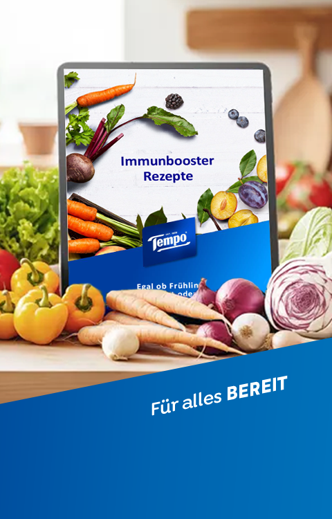 Melde dich für unseren Tempo Newsletter an und erhalte Infos zu Aktionen, sowie Tipps zu Gesundheit, Reise und Leben.
