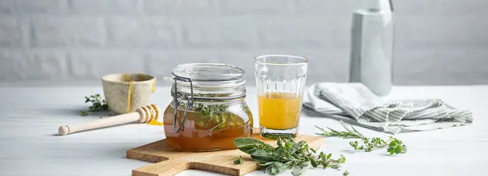 Kräuter-Oxymel (Honigessig)