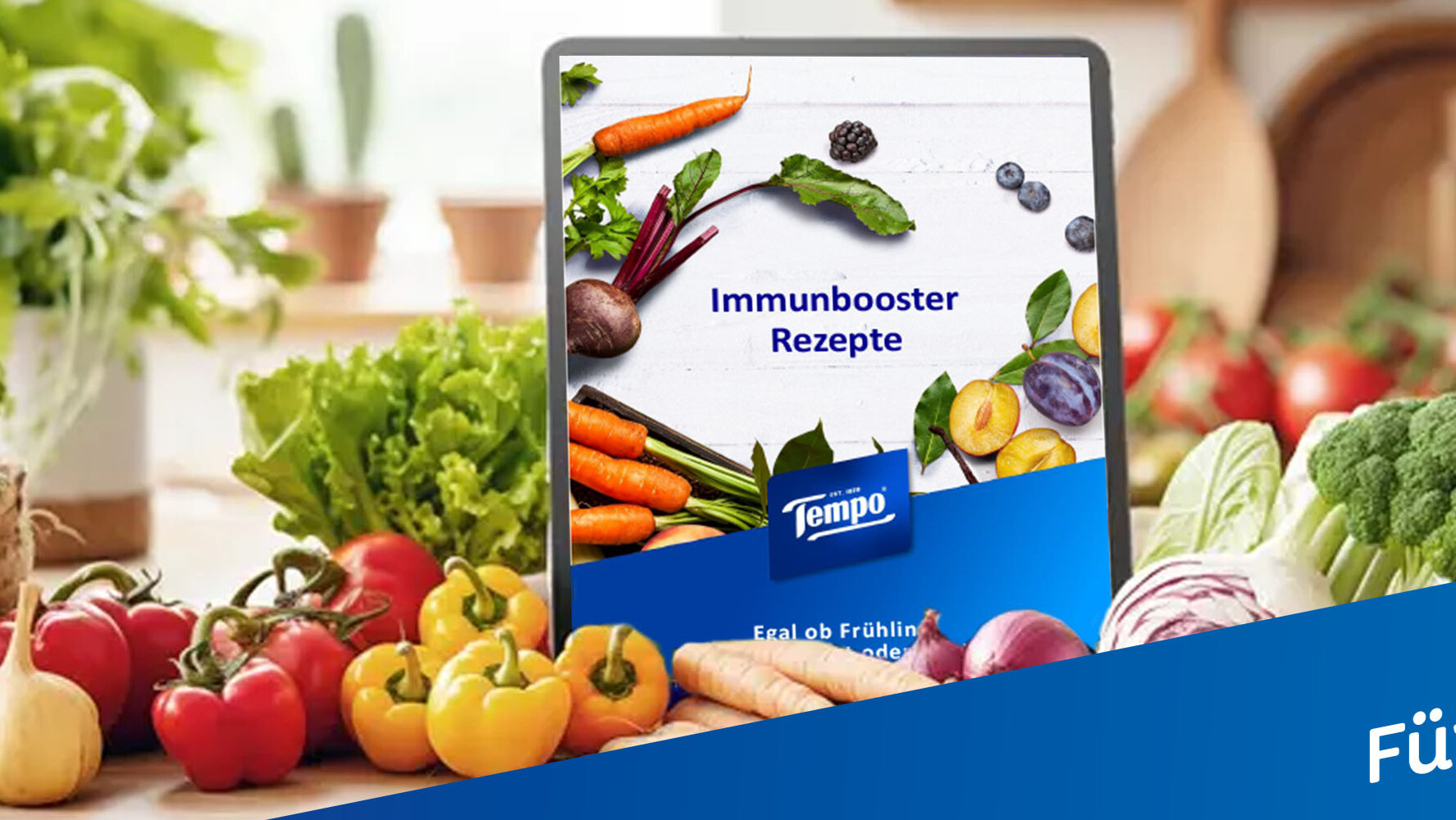 Melde dich für unseren Tempo Newsletter an und erhalte Infos zu Aktionen, sowie Tipps zu Gesundheit, Reise und Leben.