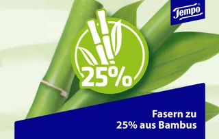 Hergestellt aus schnell nachwachsenden Bambusfasern