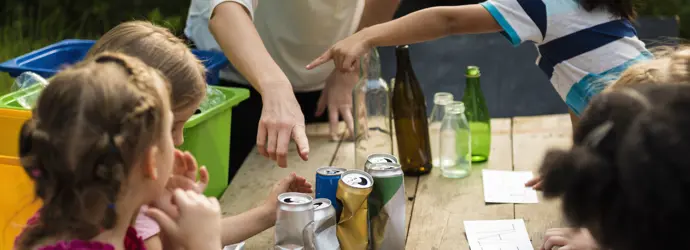 Giochi da fare all’aperto per bambini sul riciclo e l’ambiente